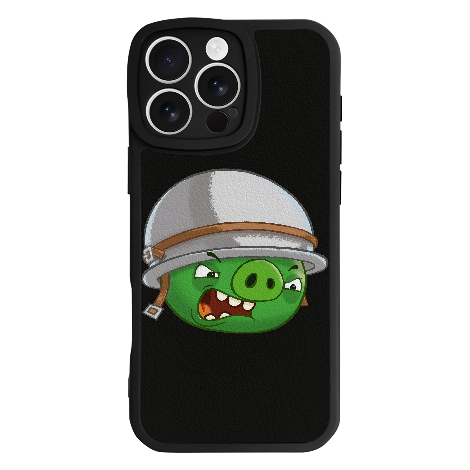 （画像用） Angry Birds アングリーバード 【iPhone 16シリーズ対応】シリコンスマホケース（レザー調） 材質：シリコン